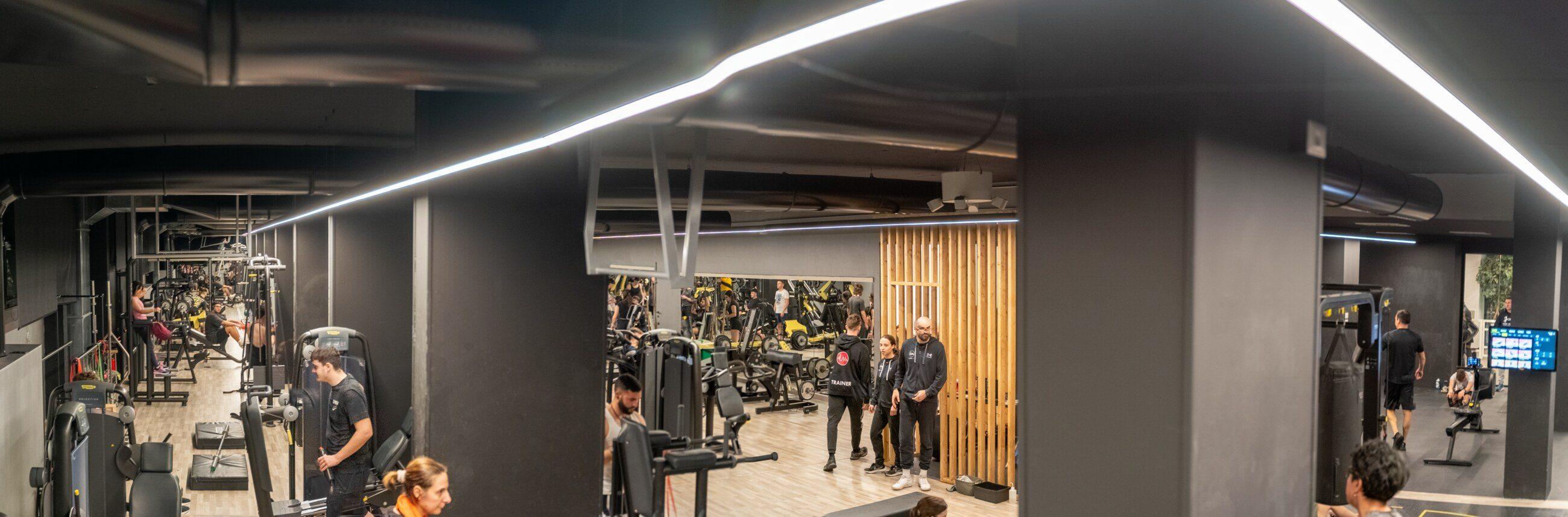 Il gym floor Technogym di Lume Macerata