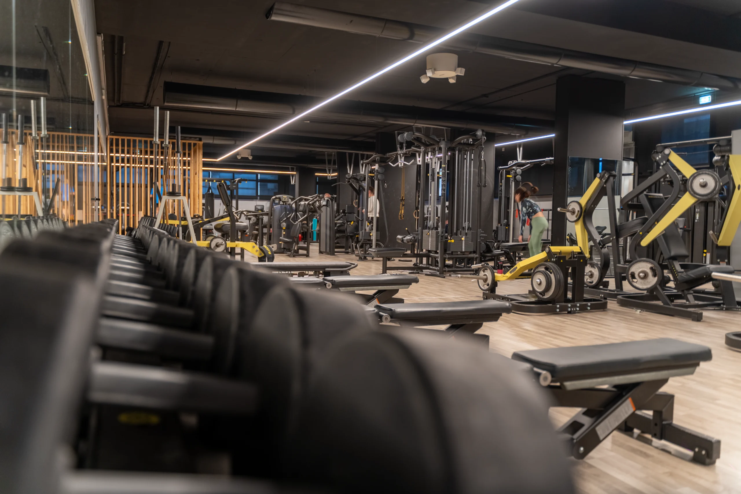 La sala pesi moderna di Lume Macerata